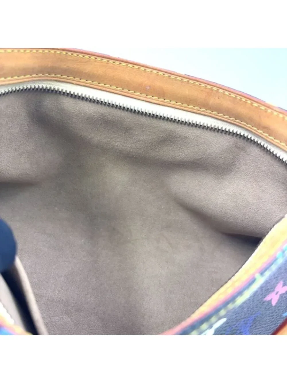 ★SOLD★ Louis Vuitton Eliza Monogram Multicolor Noir Leather Black Shoulder Bag - Picture 6 of 15